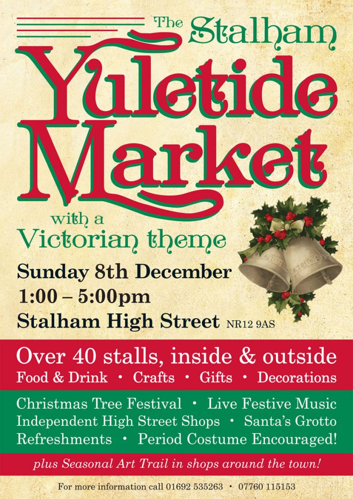 Stalham Yuletide Market with a Victorial theme 2019